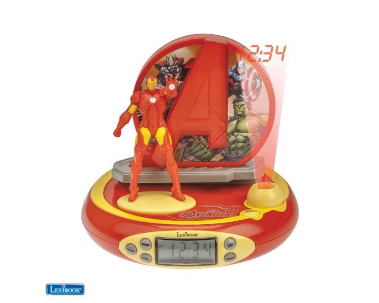 Lexibook - Avengers Iron Man - 3D Projector Clock (RP510AV)