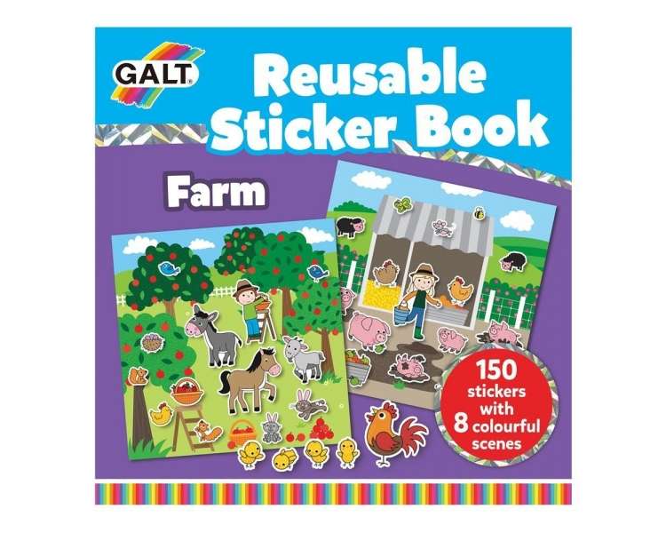 Galt - Reusable Sticker Book - Farm (55-1005104)