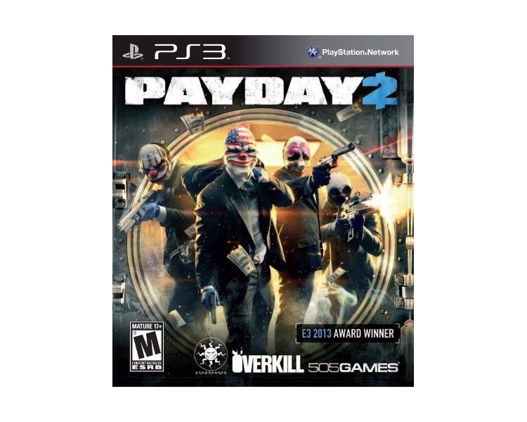 Payday 2 Juego para Consola Sony PlayStation 3 PS3