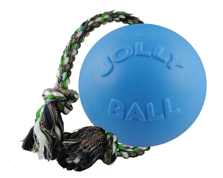 Jolly Pets - Ball Romp-n-Roll 15cm Baby Blue (Blue Berry Smell) - (JOLL050B)