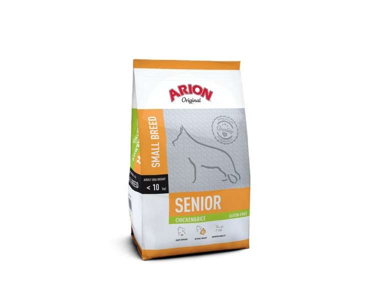 Arion - Dog Food - Adult Small - Senior - Chicken & Rice - 7,5 Kg (105528)