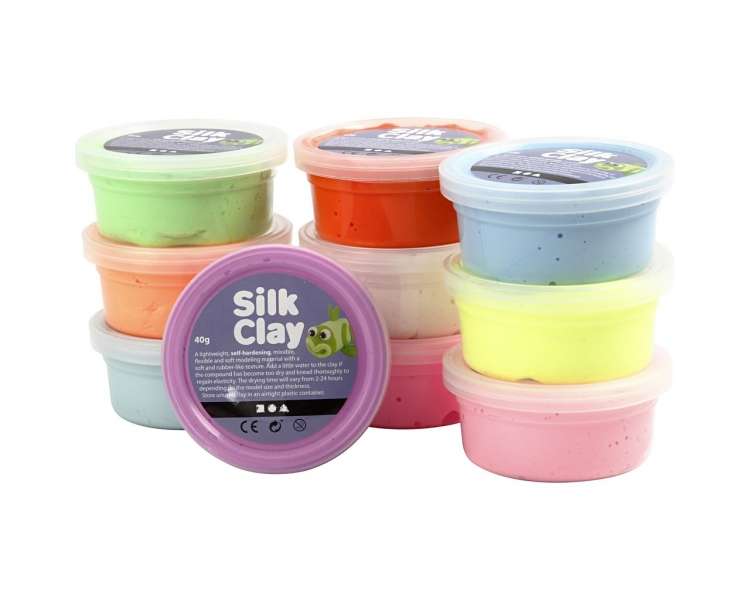 Silk Clay - Basic Colours (10 x 40 g) (79146)