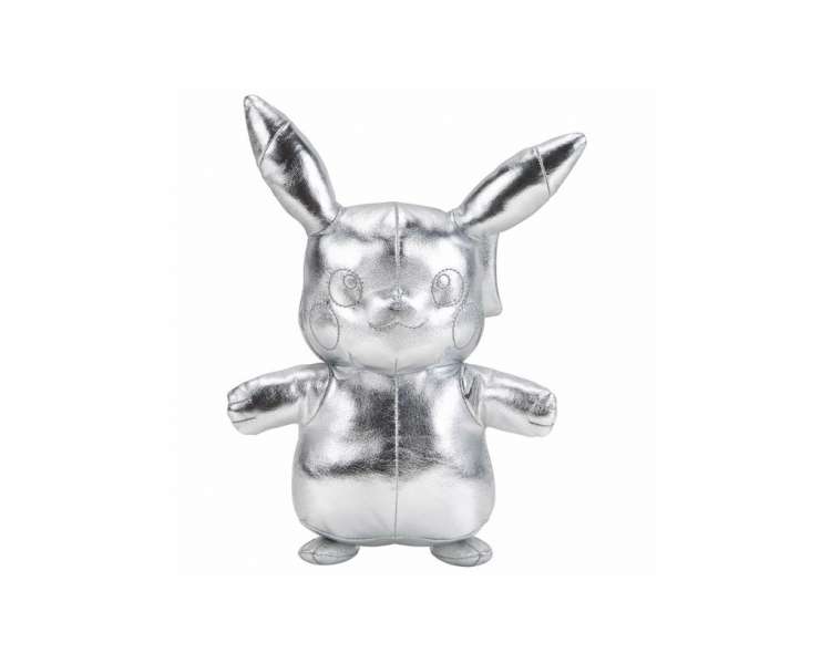 Pokemon - Plush 30 cm 25th Celebration - Silver Pikachu (PKW2379)