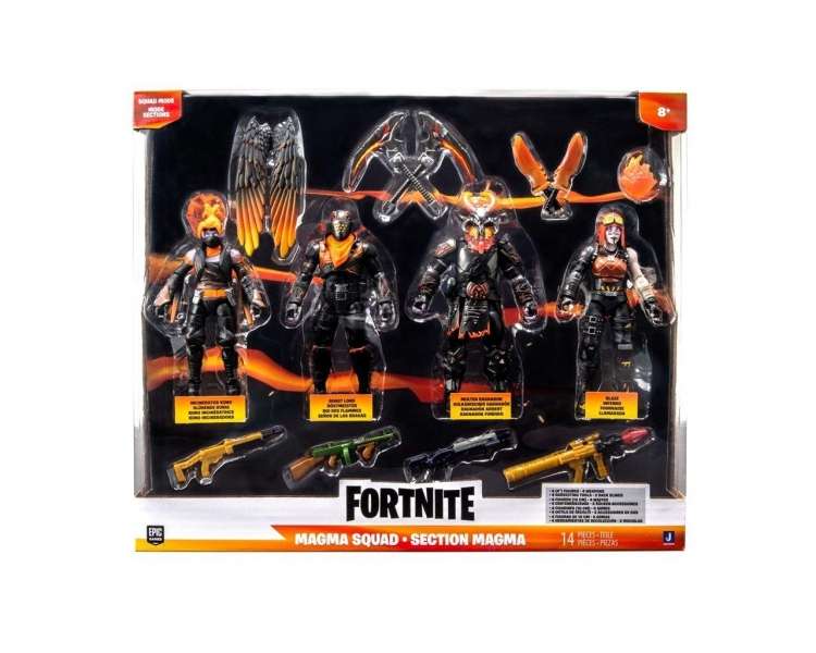 Fortnite - 4 fig pack Squad Mode Magma (922-1157)