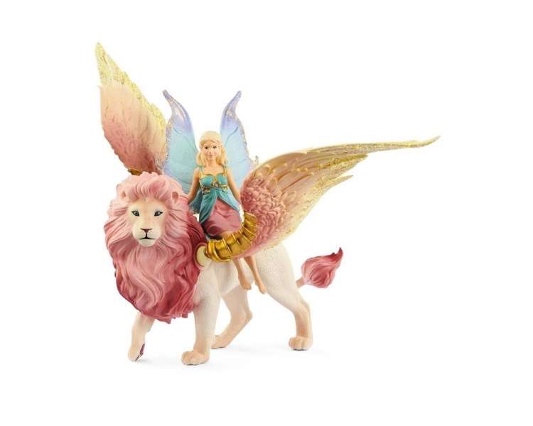 Schleich - Bayala - Fairy in Flight on Winged Lion (70714)