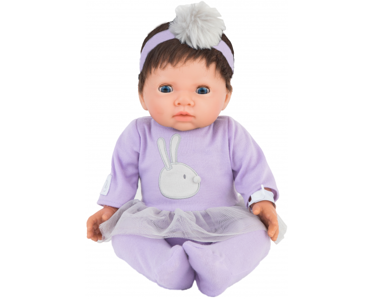 Tiny Treasure - Doll w/ Brown Hair & Purple Tutu Dress (30140)