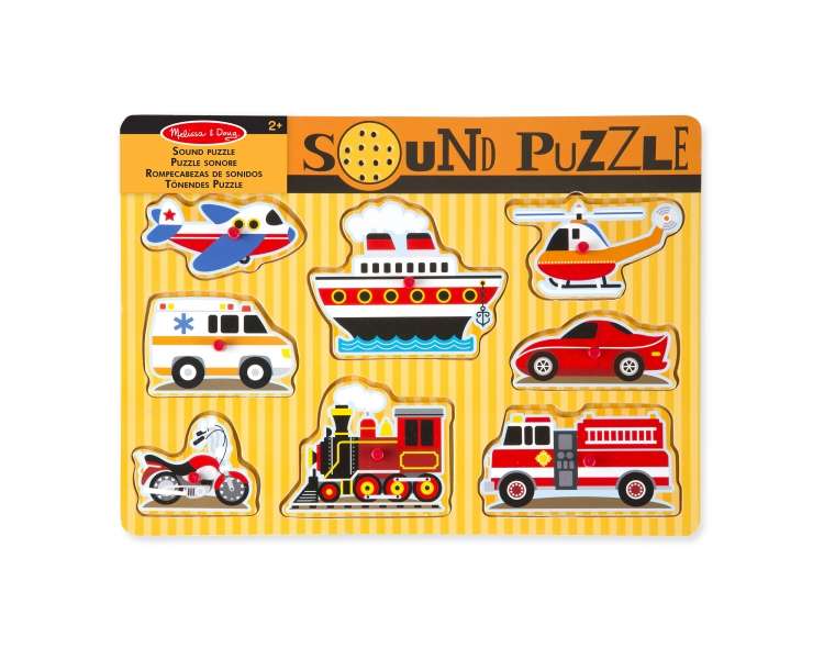 Melissa & Doug - Vehicles Sound Puzzle (10725)