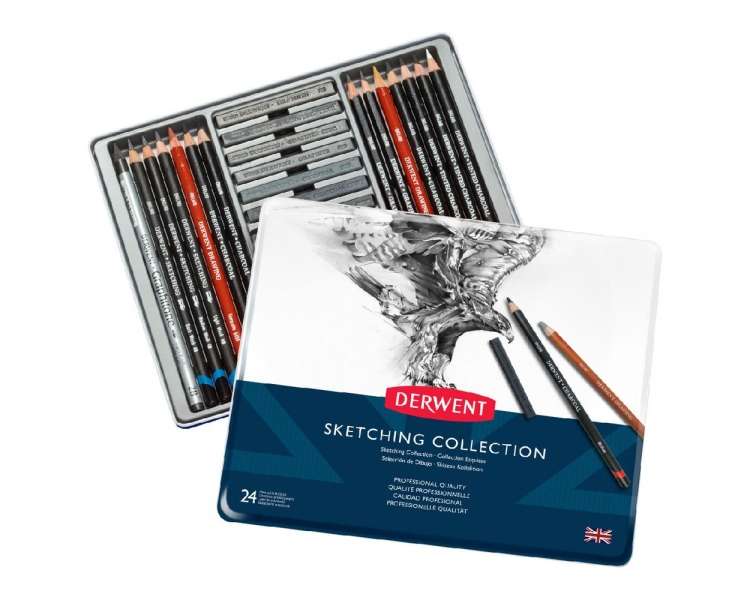 Derwent - Sketching Collection, 24 Tin