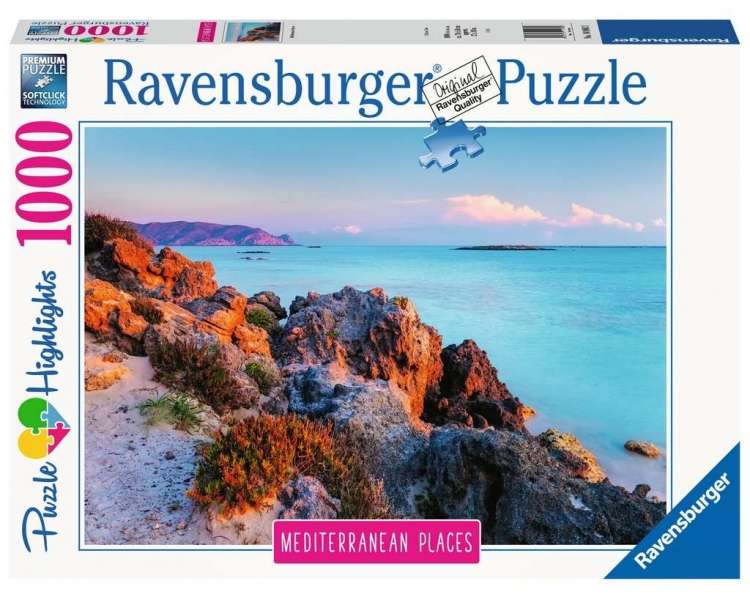 Rompecabezas Ravensburger - 1000 Piezas - Mediterráneo Grecia (10214980)