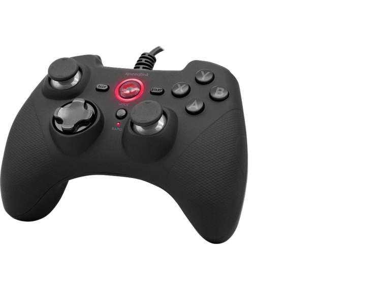 Mando Controlador Speedlink - Rait Gamepad para PC/PS3/Switch Rubber