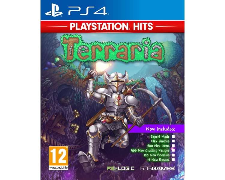 Terraria (Playstation hits) Juego para Consola Sony PlayStation 4 , PS4