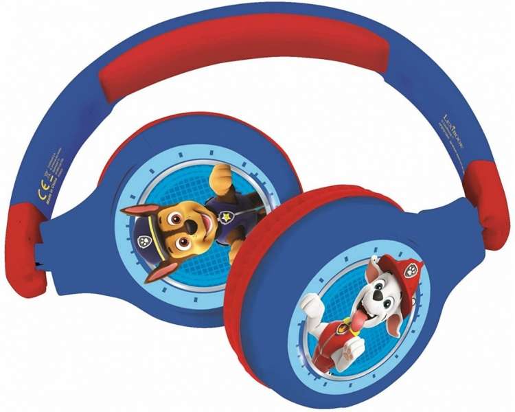 Lexibook - Paw Patrol - 2 in 1 Foldable Headphones (HPBT010PA)