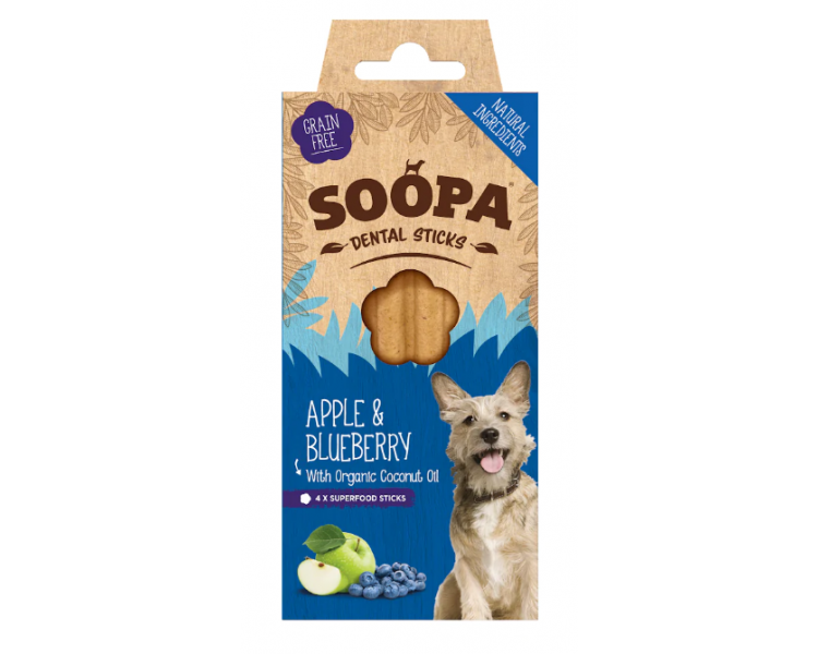 SOOPA - Dental Sticks Apple & Blueberry 100g - (SO921125)