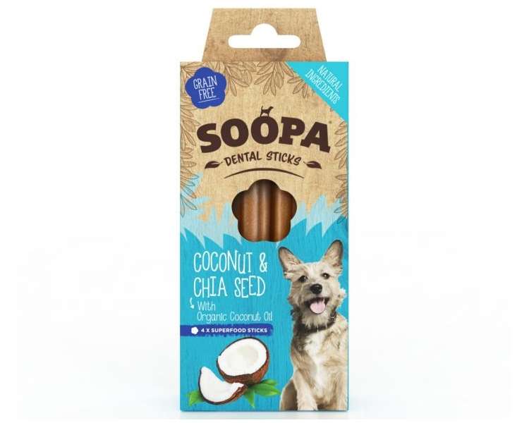 SOOPA - Dental Sticks Cocont & Chia Seed 100g - (SO920579)