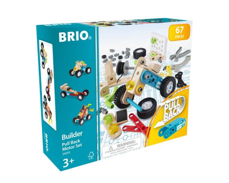 BRIO - Builder Pull back motor set (34595)