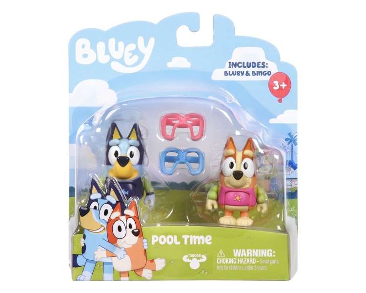 Bluey - S3 Figure 2-Pack - Pool Time