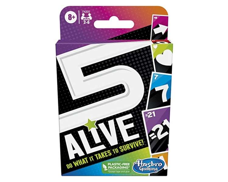 Hasbro Gaming - Five Alive Card Game (F4205)