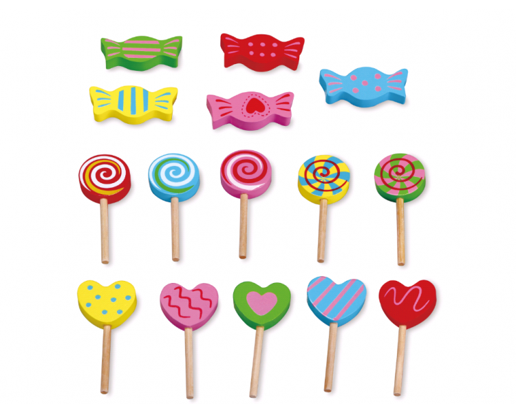 Small Wood - Sweets 15 pcs. (L40010)