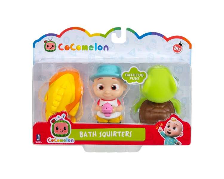 CoComelon - Juguetes de baño - Pez, Tortuga y JJ