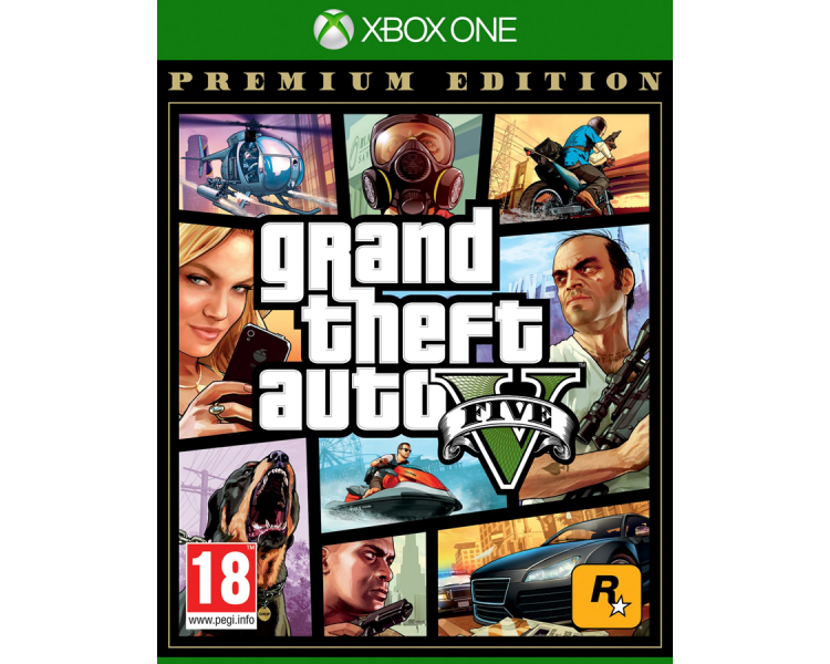 Grand Theft Auto V (GTA 5) Premium Edition Juego para Consola Microsoft XBOX One