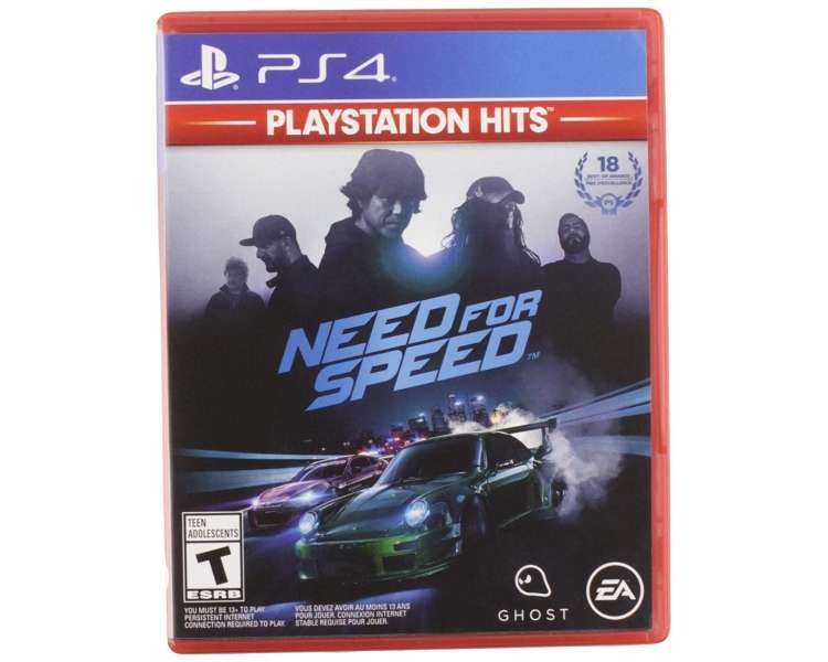 Need for Speed, PlayStation Hits (EN/FR) Juego para Consola Sony PlayStation 4 , PS4