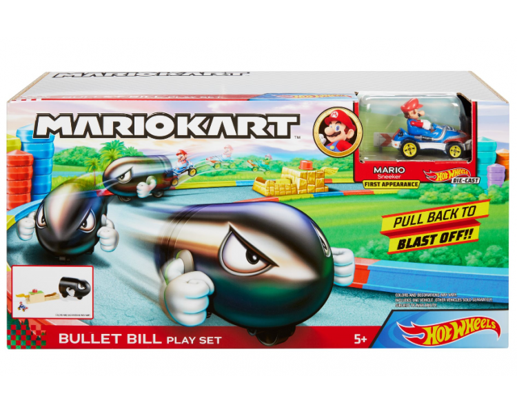 Hot Wheels - Mario Kart Bullet Bill Playset (GKY54)