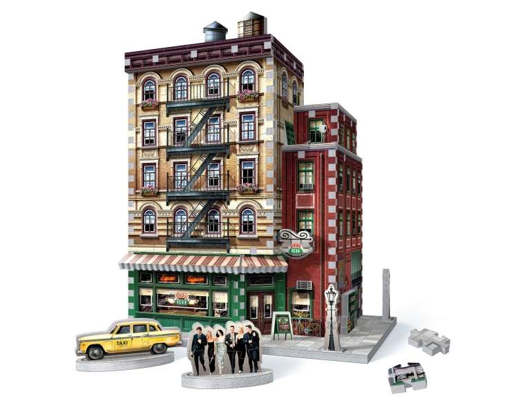 Rompecabezas Wrebbit 3D - AMIGOS - Central Perk (40970038)