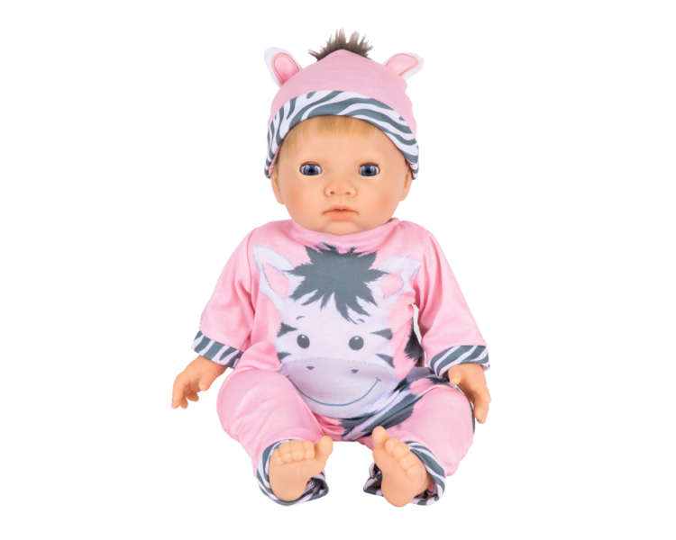 Tiny Treasure - Blond haired Doll Zebra outfit (30267)