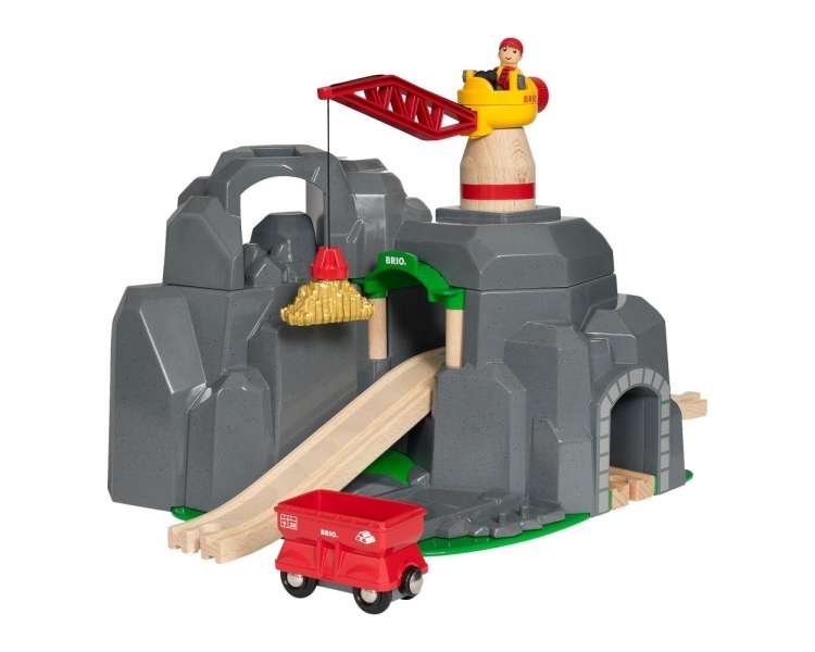 BRIO - Crane and Mountain Tunnel (33889)