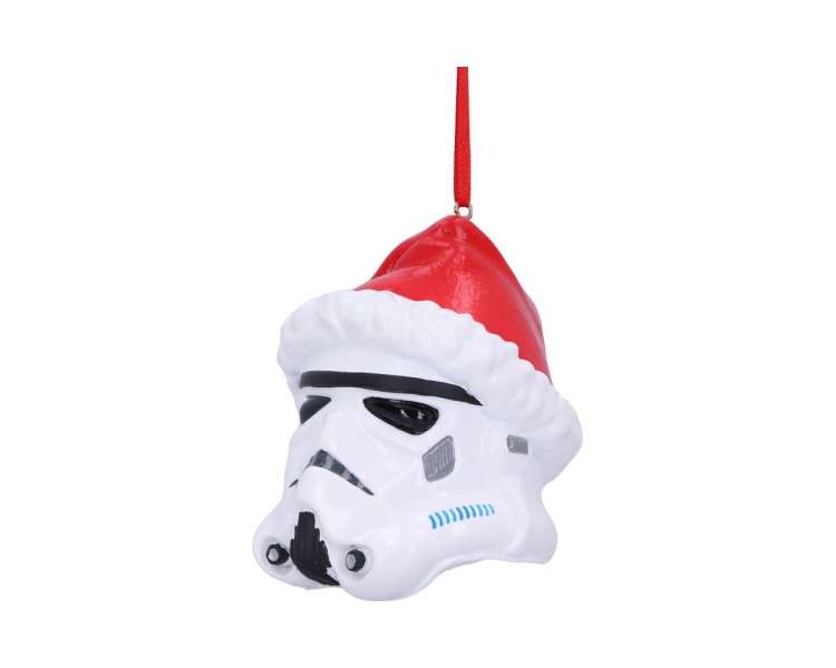 Stormtrooper Santa Hat Hanging Ornament 8.3cm