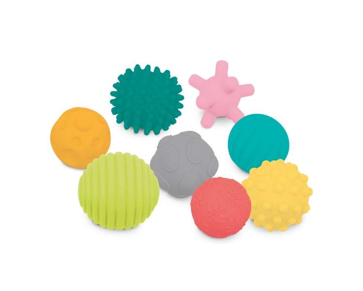 Ludi - Pelotas sensoriales - 8 piezas (LU30055)