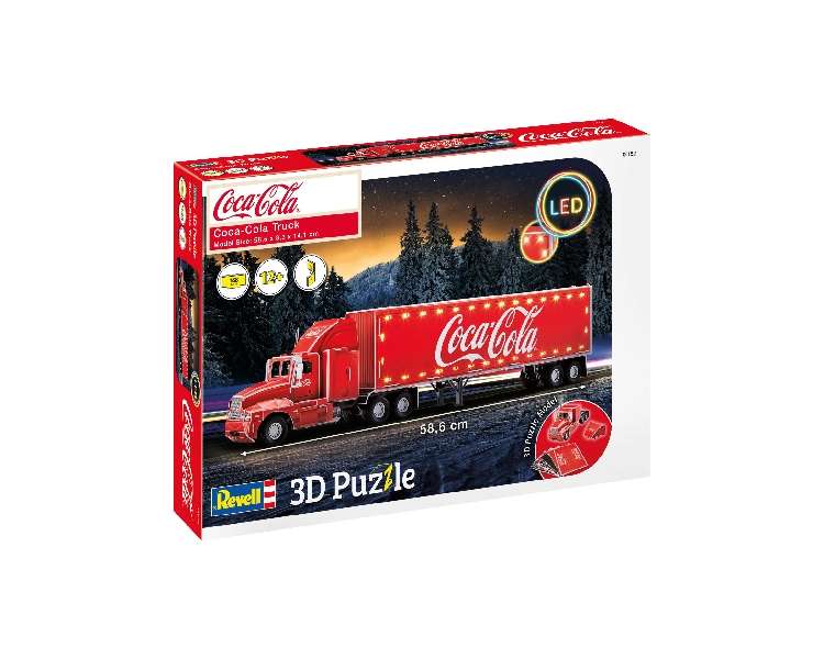 Rompecabezas Revell - 3D - Camión Coca-Cola LED (600152)