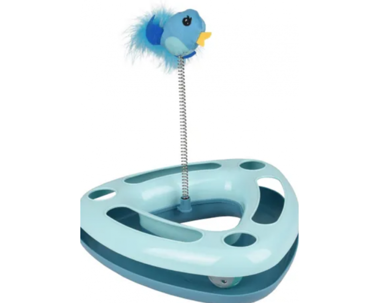 Flamingo - Activity cat toy, Felicia blue - (540058515784)