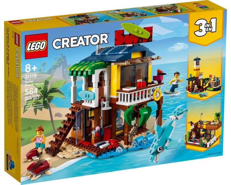 LEGO Creator, Casa de Playa para Surfistas (31118)