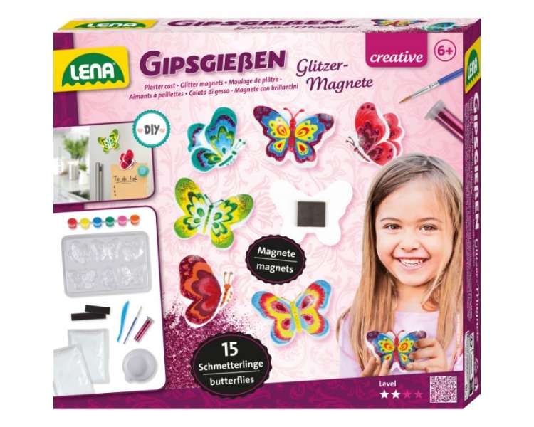 LENA - DIY Glitter Magnets (16075)