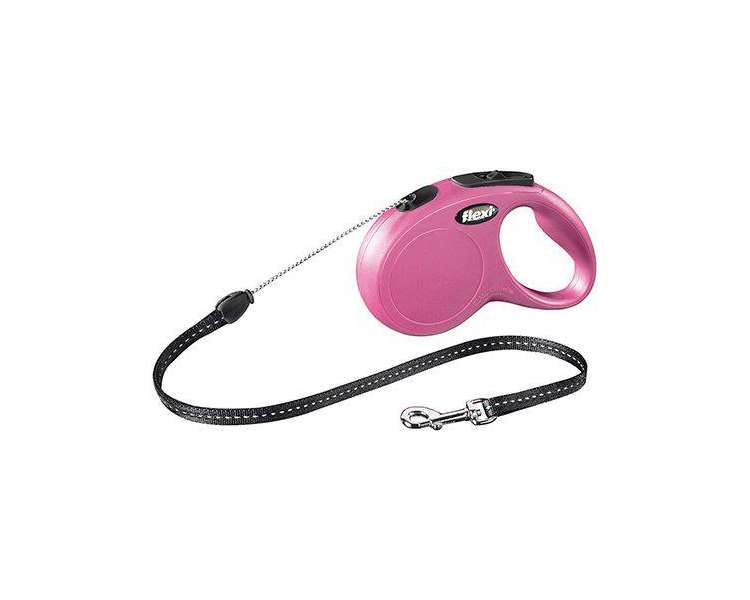 Flexi - New Classic S 8M Cord Pink max 12Kg - (600.7736)