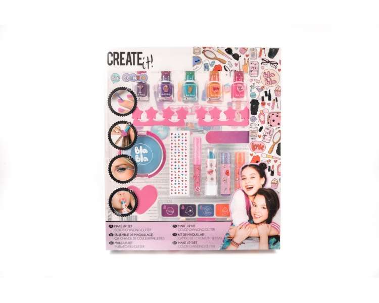 CREATE IT! - Makeup Set Color Changing/Glitter Pet (84139)