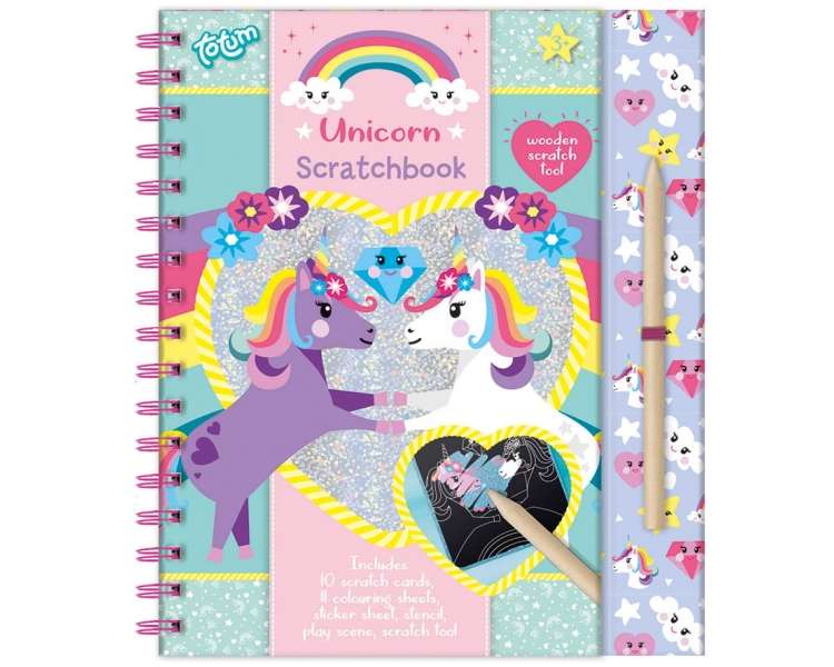 Totum - Unicorn Scratchbook (68942)