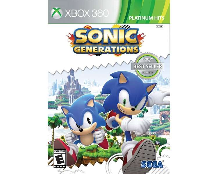 Sonic Generations (Platinum Hits) Juego para Consola Microsoft XBOX 360