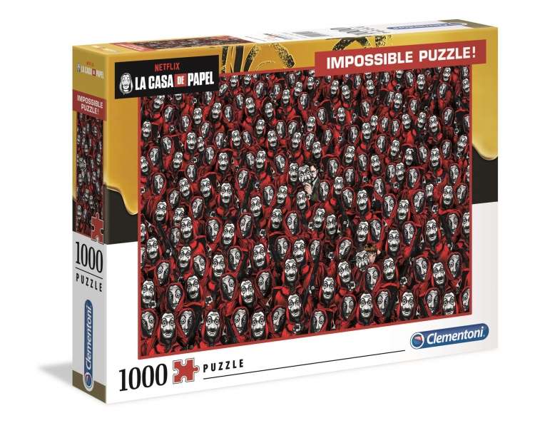 clementoni - impossible puzzle 1000 psc - La Casa De Papel (39527)