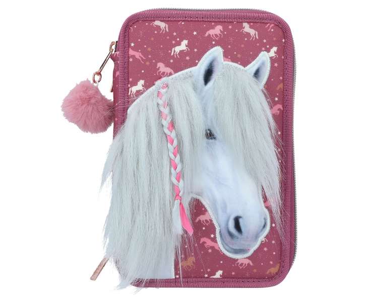 Miss Melody  - Tripple Pencil Case - Wild Horses (0411983)