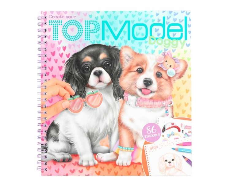 Topmodel, Libro Para Colorear De Perritos (412164)