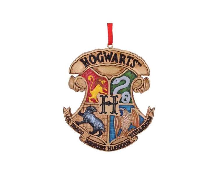 Harry Potter Hogwarts Crest Hanging Ornament 8cm