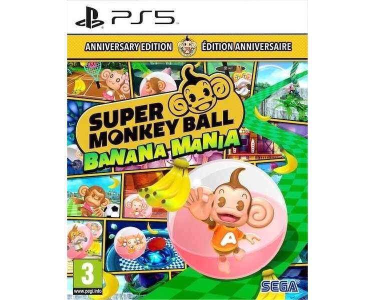 Super Monkey Ball Banana Mania, Launch Edition Juego para Consola Sony PlayStation 5 PS5