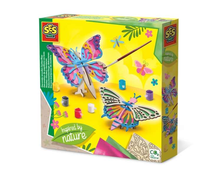 SES Creative - Decorate Wooden Butterflies - (S14035)