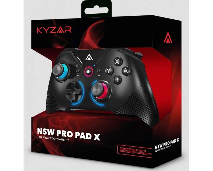 Kyzar Switch PRO Mando Controller - Negro para Nintendo Switch