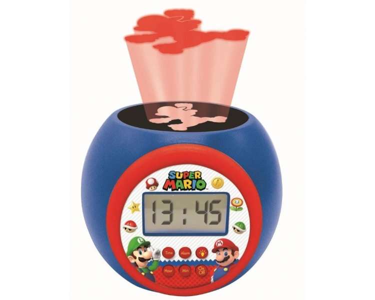 Lexibook - Super Mario - Projector Alarm Clock (RL977NI)