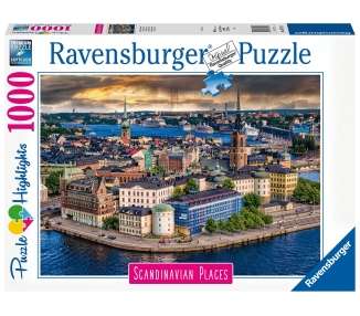 Ravensburger - Puzzle 1000 - Scandinavian Stockholm, Sweden (10216742)