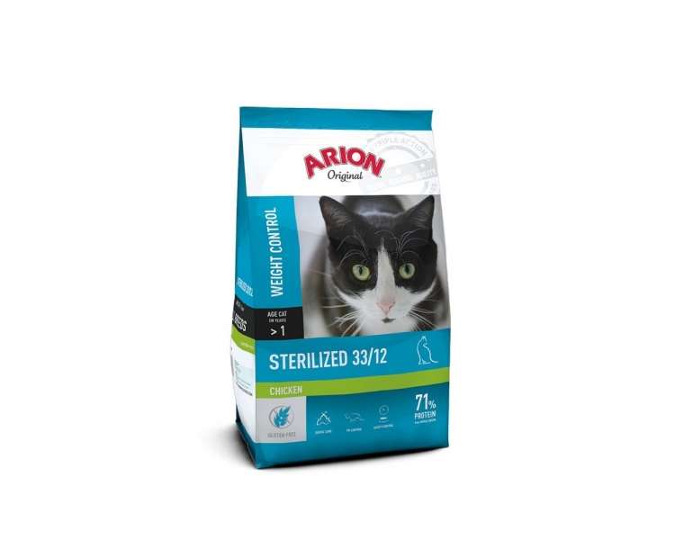 Arion - Cat Food - Original Cat Sterilized - Chicken - 7,5 Kg (105865)