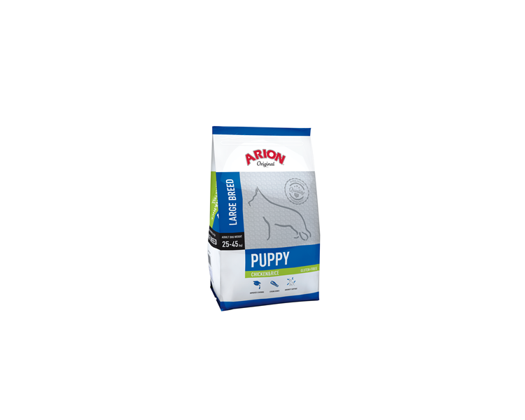 Arion - Dog Food - Puppy Large - Chicken & Rice - 12 Kg (105511)